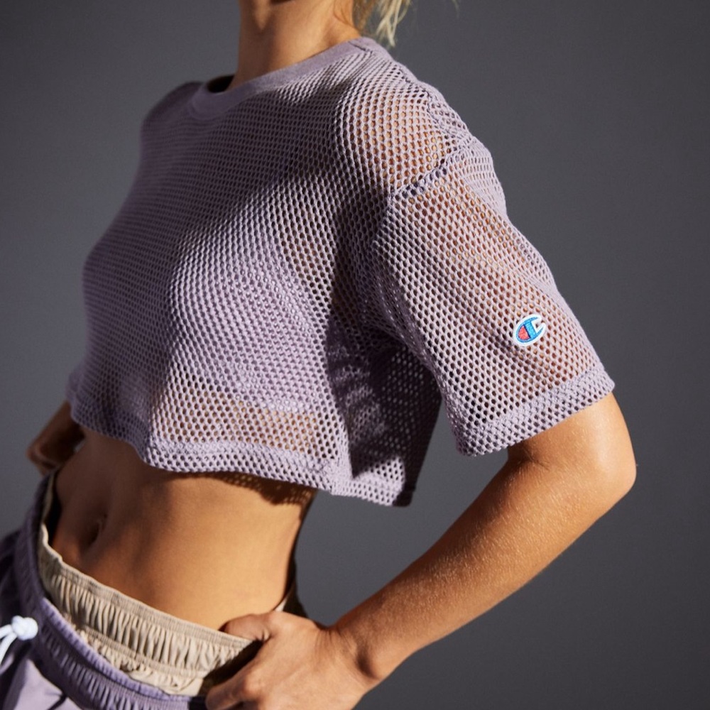 Champion UO Exclusive Mesh Cropped Tee